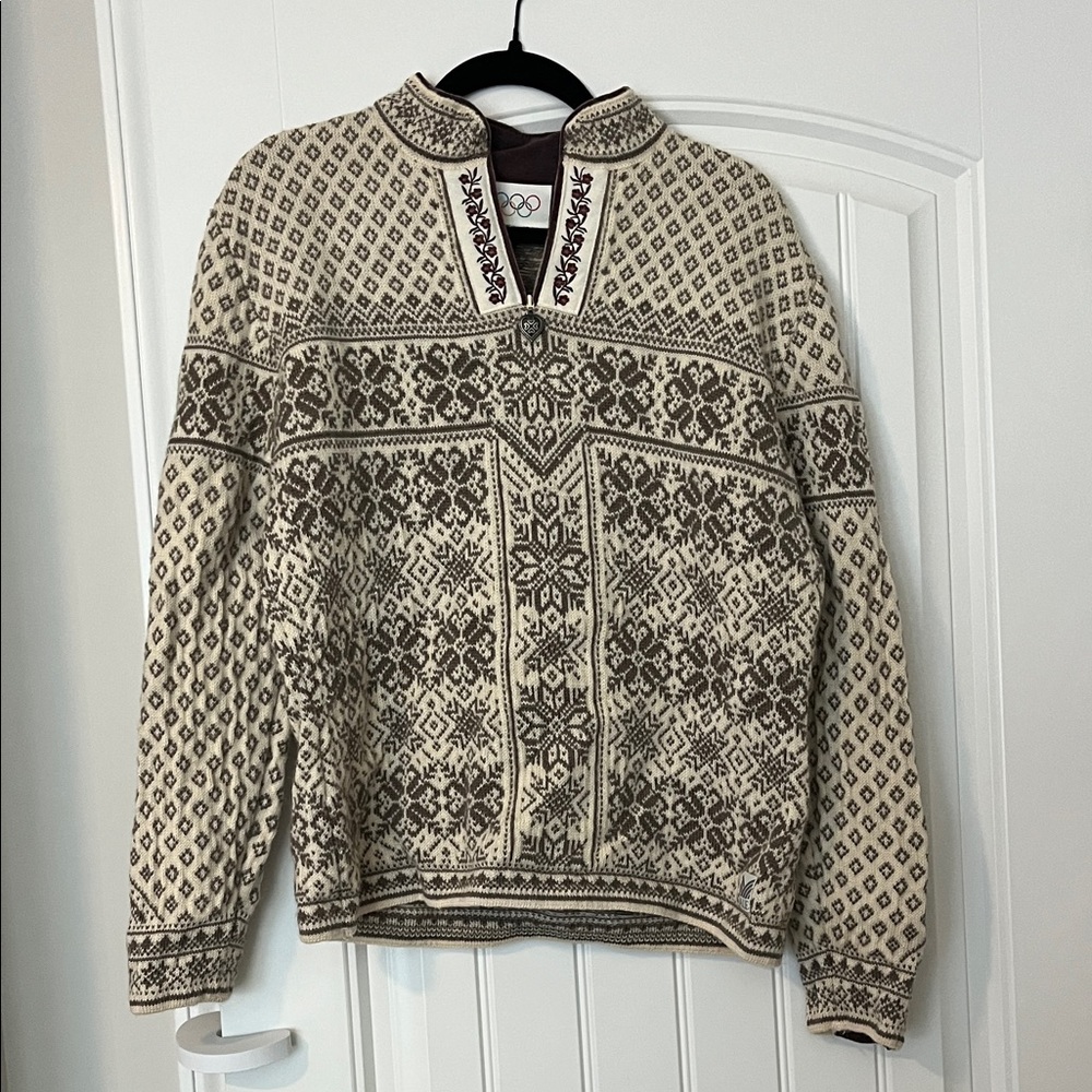 Dale of Norway Nordic Pattern Turtleneck Sweater